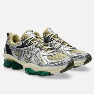 ASICS Gel Quantum Kinetic Khaki Beige Pure Silver 1203A270-252 Mens 7 Womens 8.5